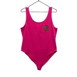 Body Glove Women's Fuschia Lightweight Bodysuit Top Sz XL